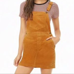 Overall Mustard Dress